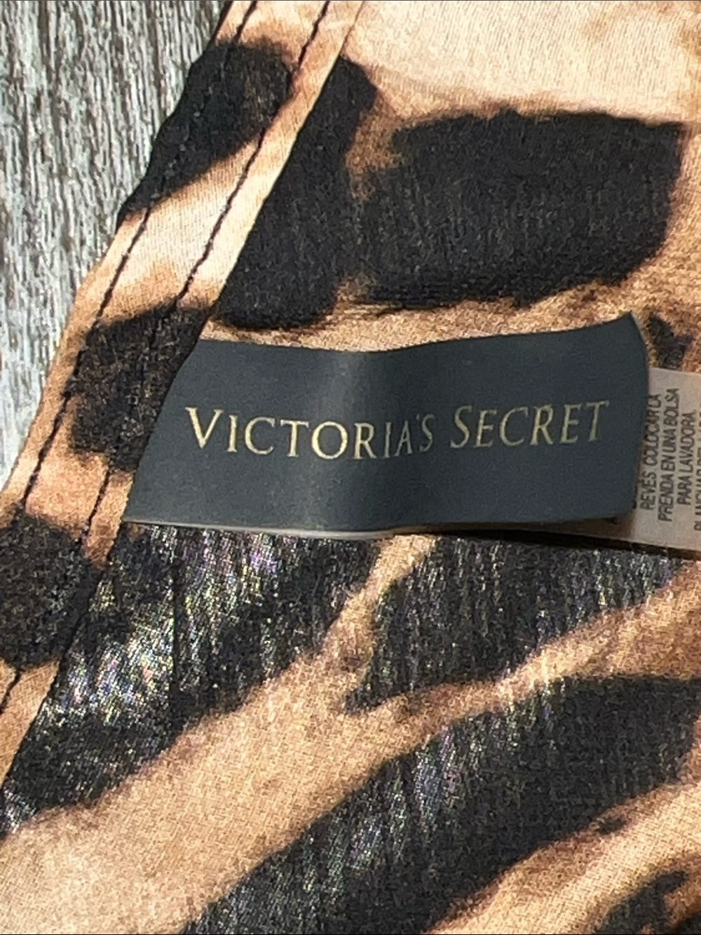 Victoria’s Secret Very Sexy Animal Print Sheer Swim Cover-Up Size XS/S - Picture 8 of 11